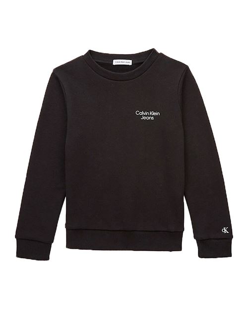 CALVIN KLEIN Girl's crew neck sweatshirt CALVIN KLEIN | CKIB0IB01292BEH